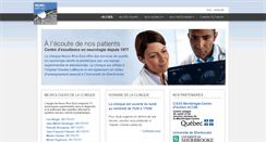 Desktop Screenshot of neurorivesud.ca